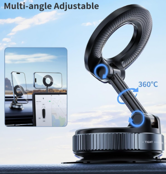 Premium Magnetic Suction Phone Mount- Powerful, Elegant & Versatile